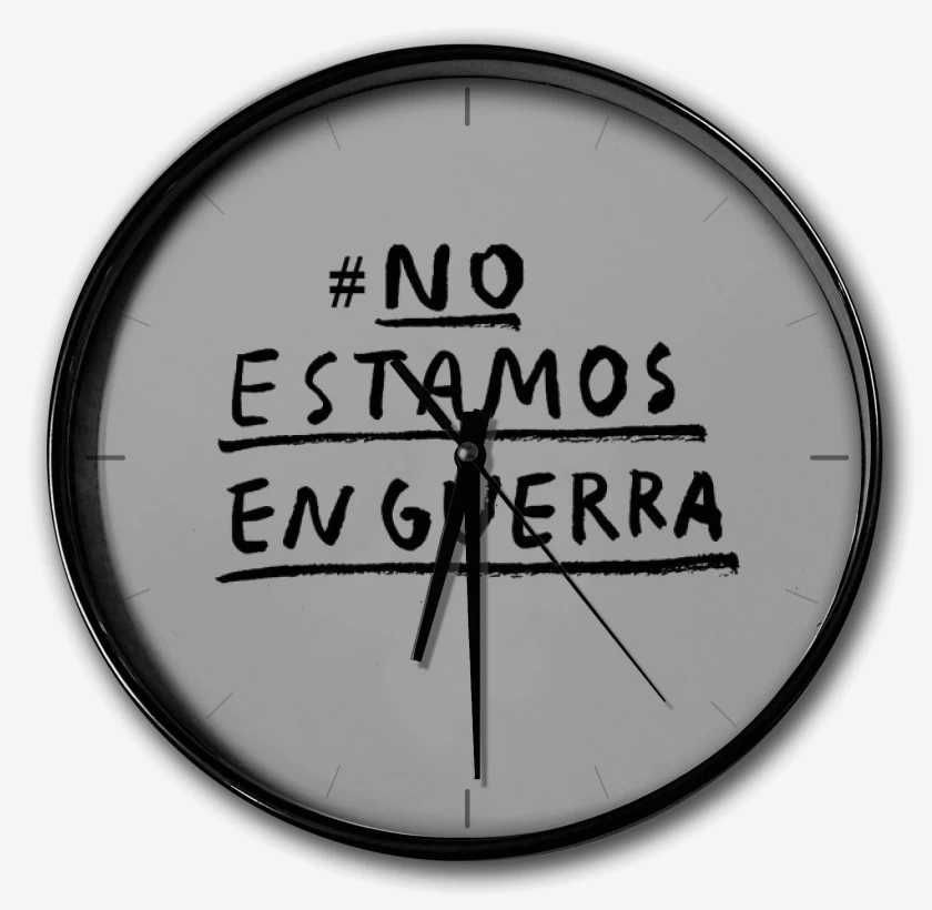 Reloj Gris Melange de #No estamos en guerra 