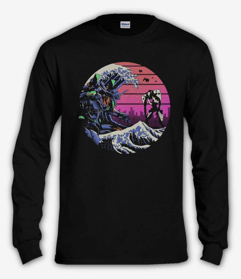 Polera manga larga Negro de Evart