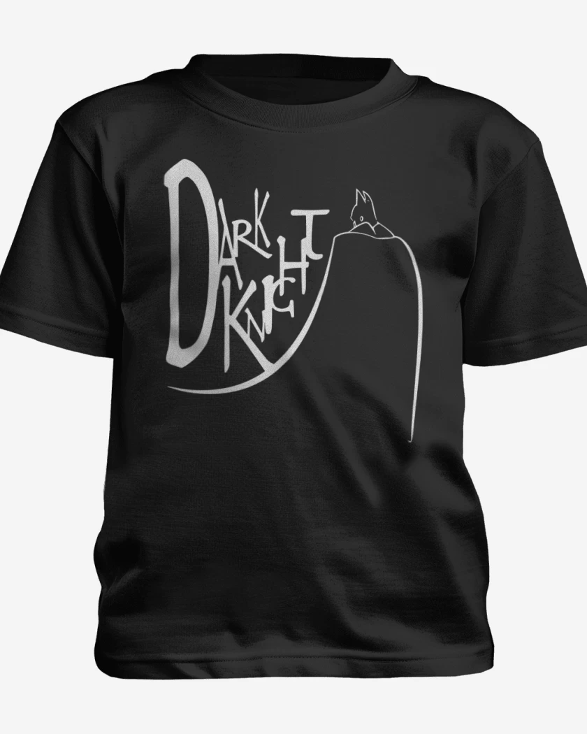Polera de niño Negro de Dark Knight