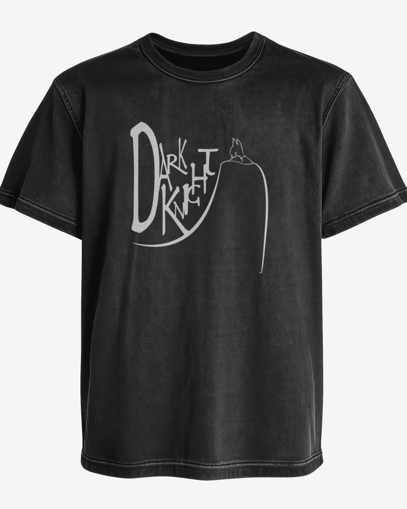 Polera desgastada Dark Knight