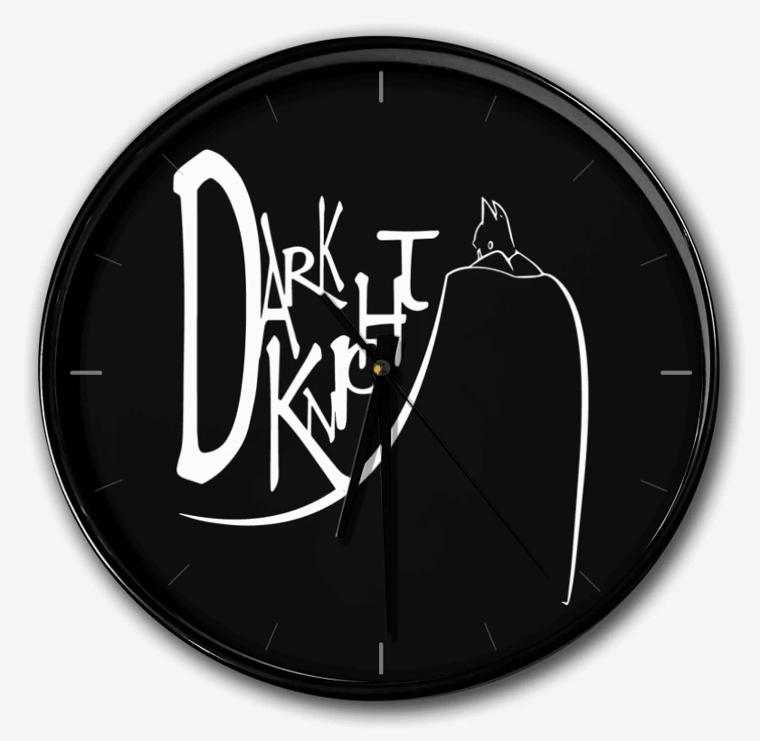 Reloj Negro de Dark Knight