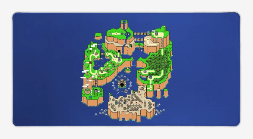 Mouse pad Gamer Azul Rey de Land Map