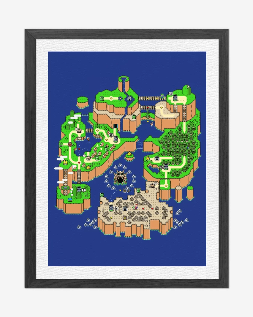 Cuadro decorativo Land Map