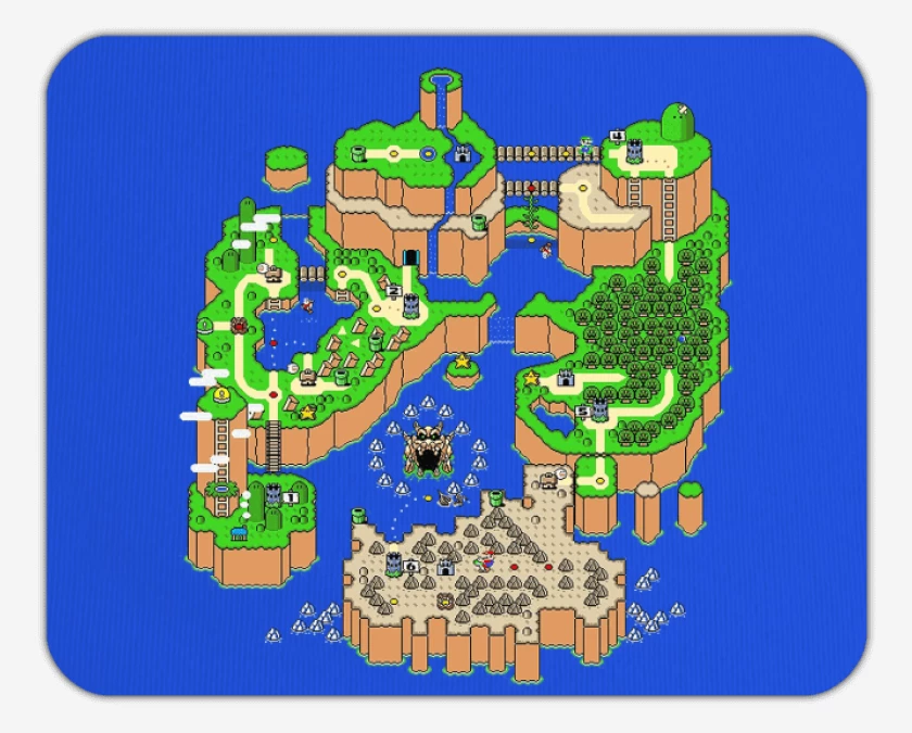 Mousepad Land Map