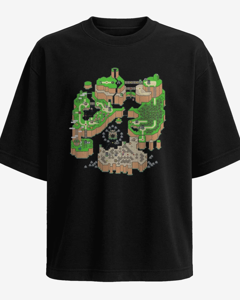 Polera Oversize Land Map
