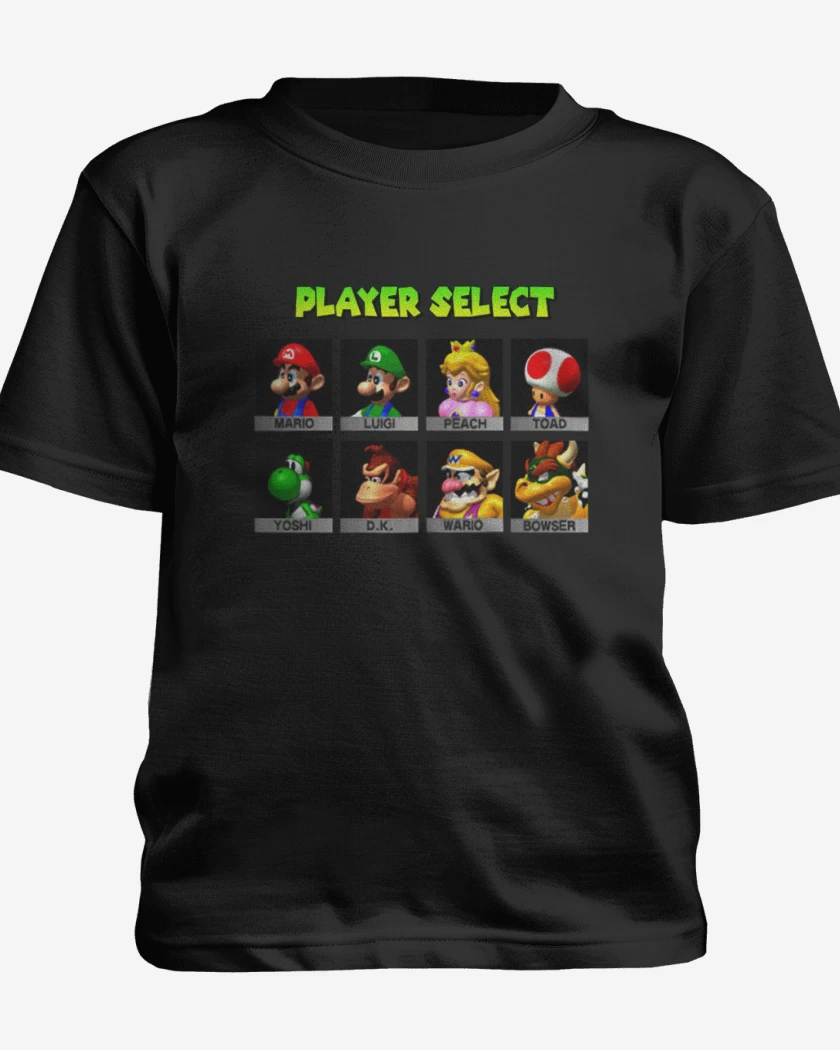 Polera de niño Negro de Player select