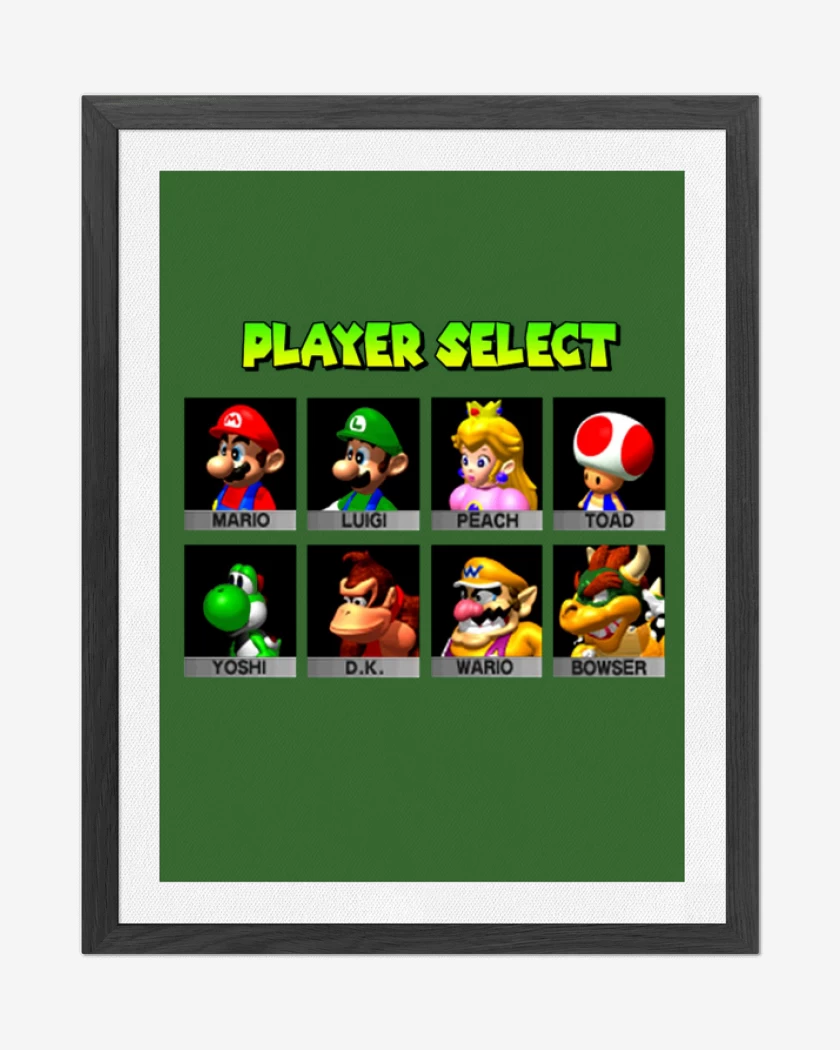 Cuadro decorativo Verde jade de Player select