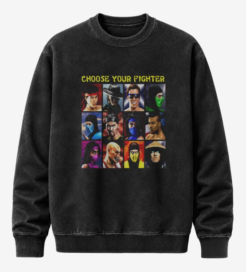 Poleron Polo Acid Wash Negro de Choose...