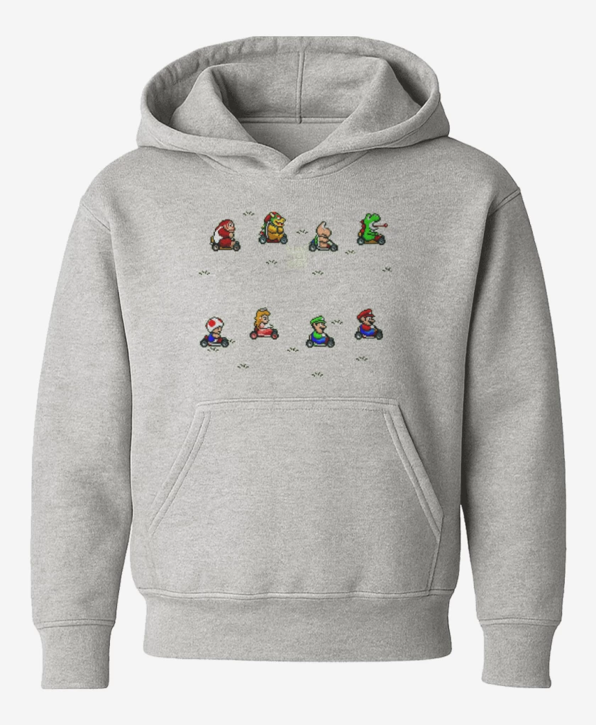 Poleron de niño Gris Melange de Kart game