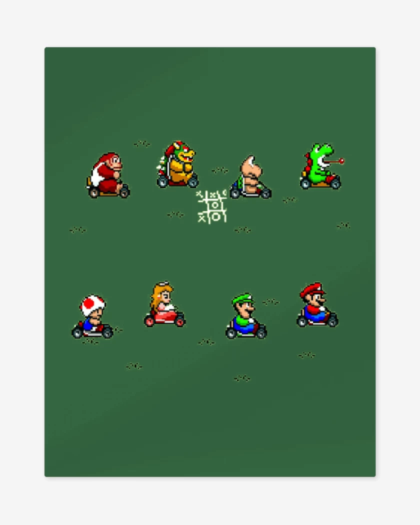Print metalico Kart game