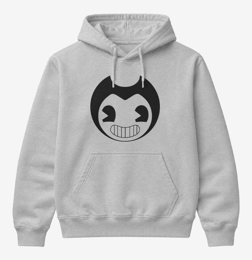 Poleron Canguro básico Gris Melange de Bendy