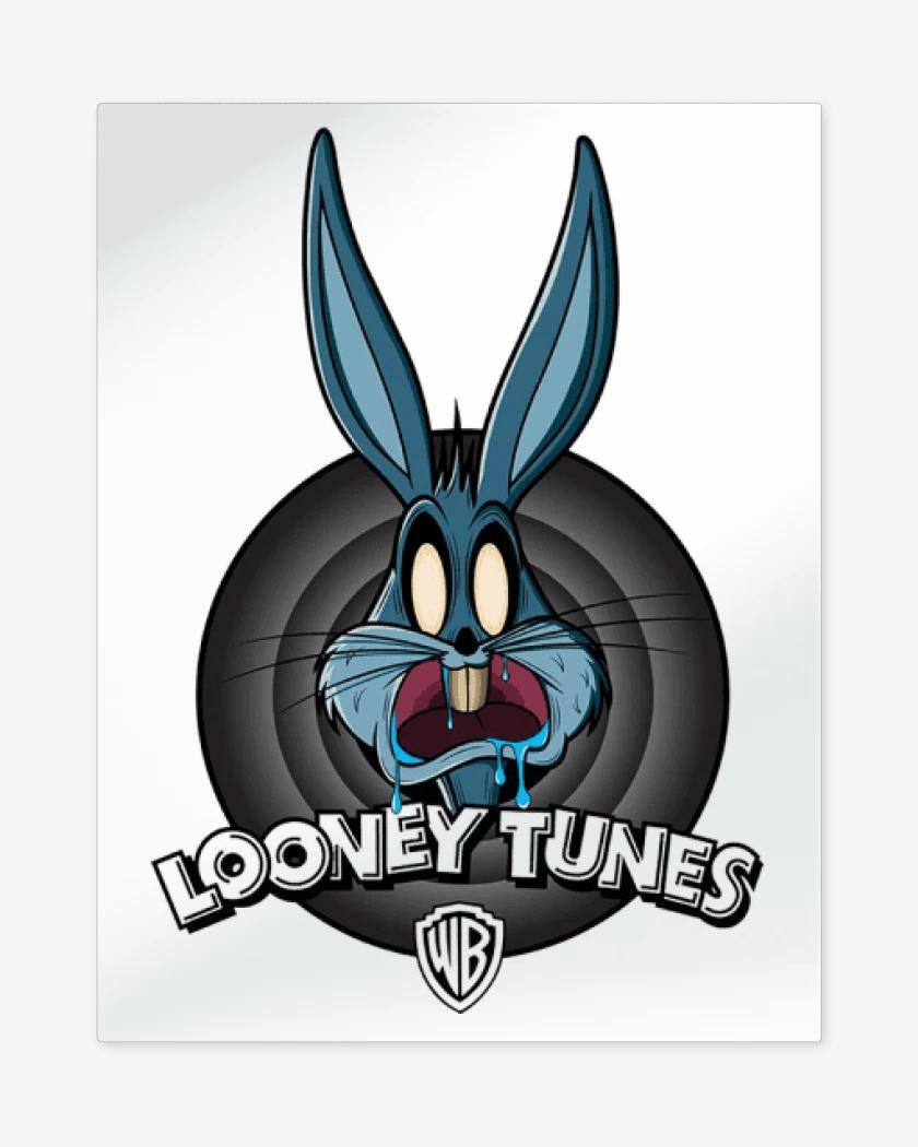 Print metalico Blanco de Zombie tunes 1