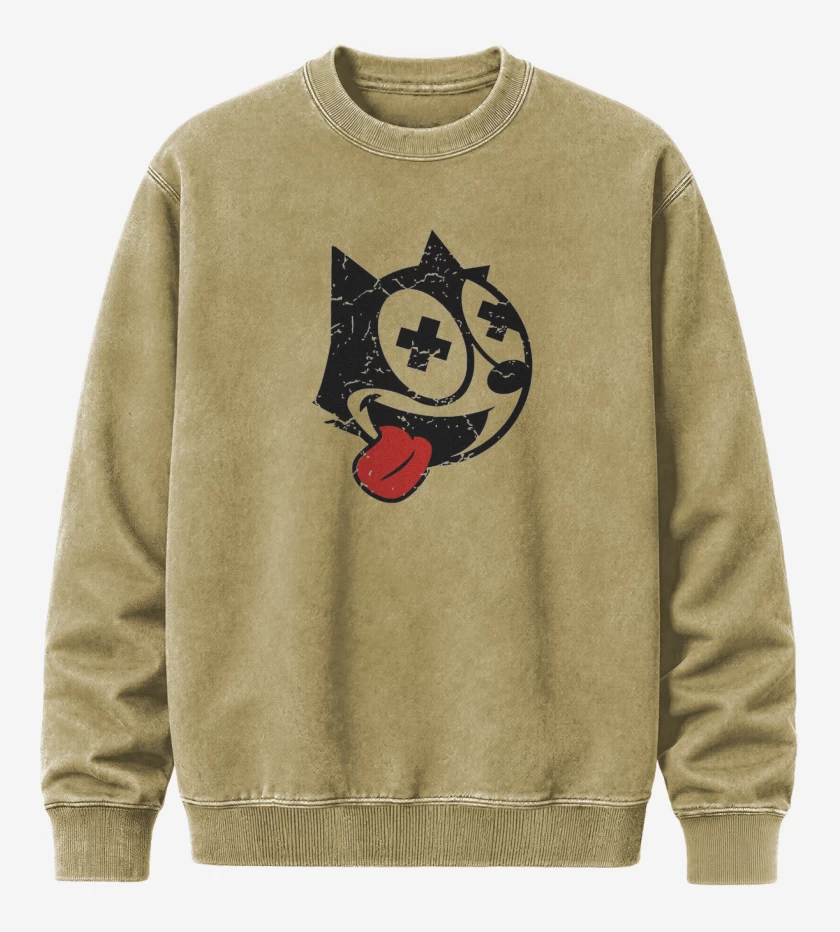 Poleron Polo Acid Wash Beige de Felix