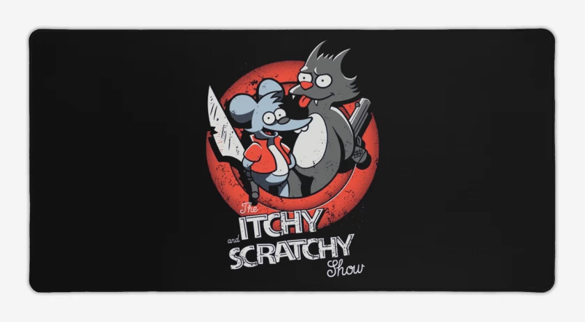 Mouse pad Gamer Negro de Tom y daly