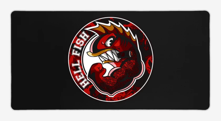 Mouse pad Gamer Peces del infierno pecho