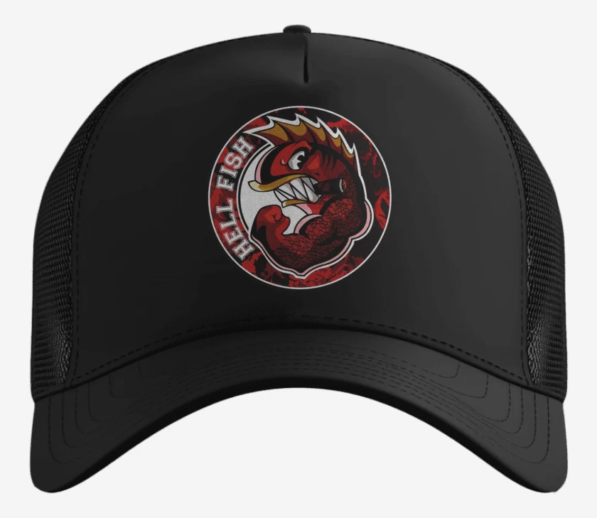 Gorro Peces del infierno pecho