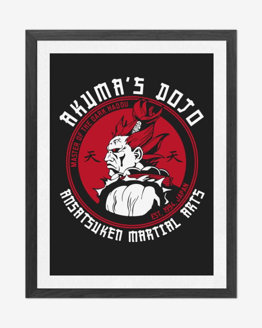 Cuadro decorativo Akumas dojo
