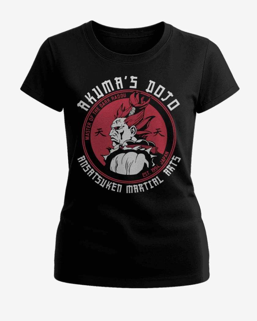 Polera de Mujer Negro de Akumas dojo