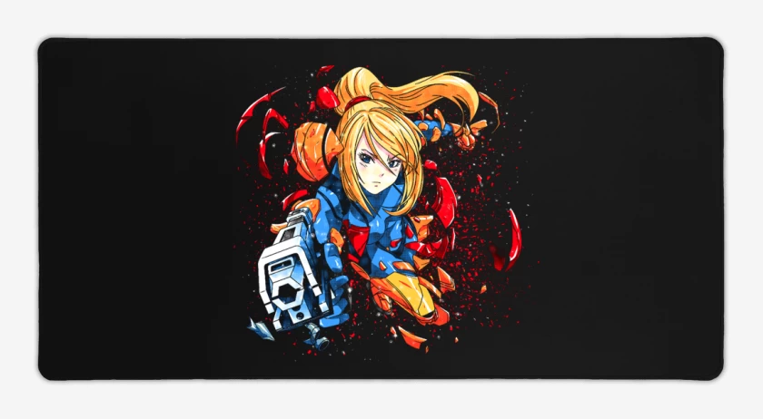 Mouse pad Gamer Negro de Samus 3