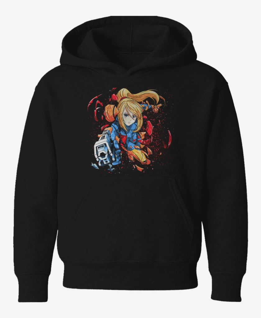 Poleron de niño Negro de Samus 3