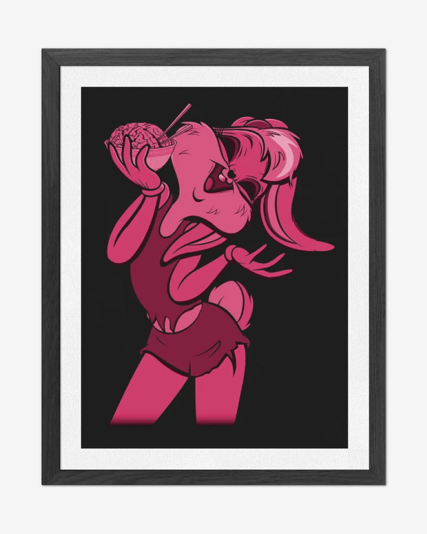 Cuadro decorativo Negro de Zombie tunes 3