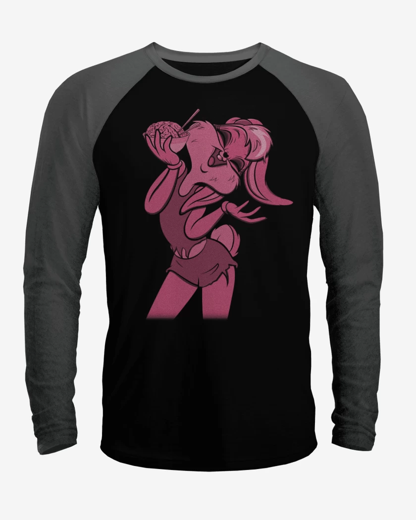 Polera Raglan Zombie tunes 3