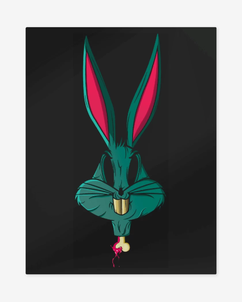 Print metalico Negro de Zombie tunes 4