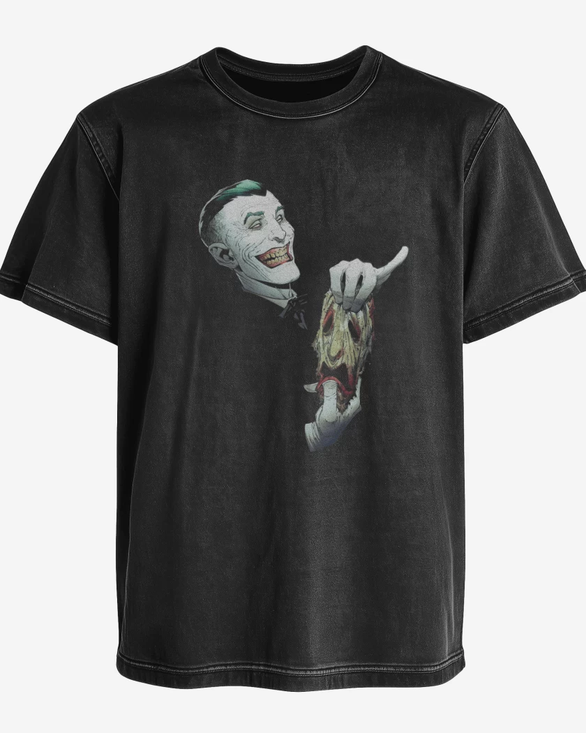 Polera desgastada Negro de El Sonri