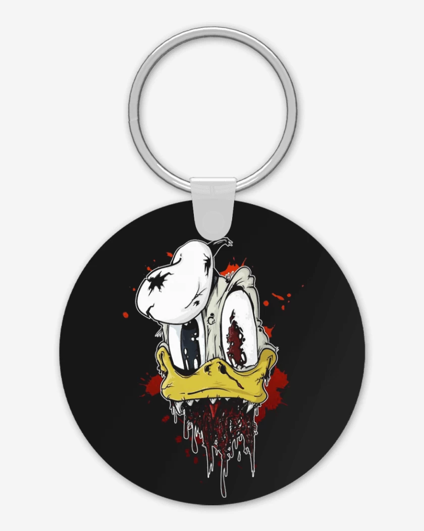 Llavero Negro de Zombie donald