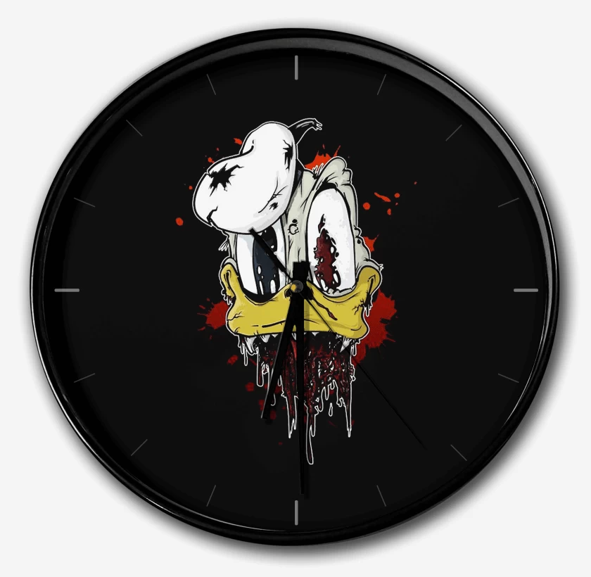 Reloj Negro de Zombie donald