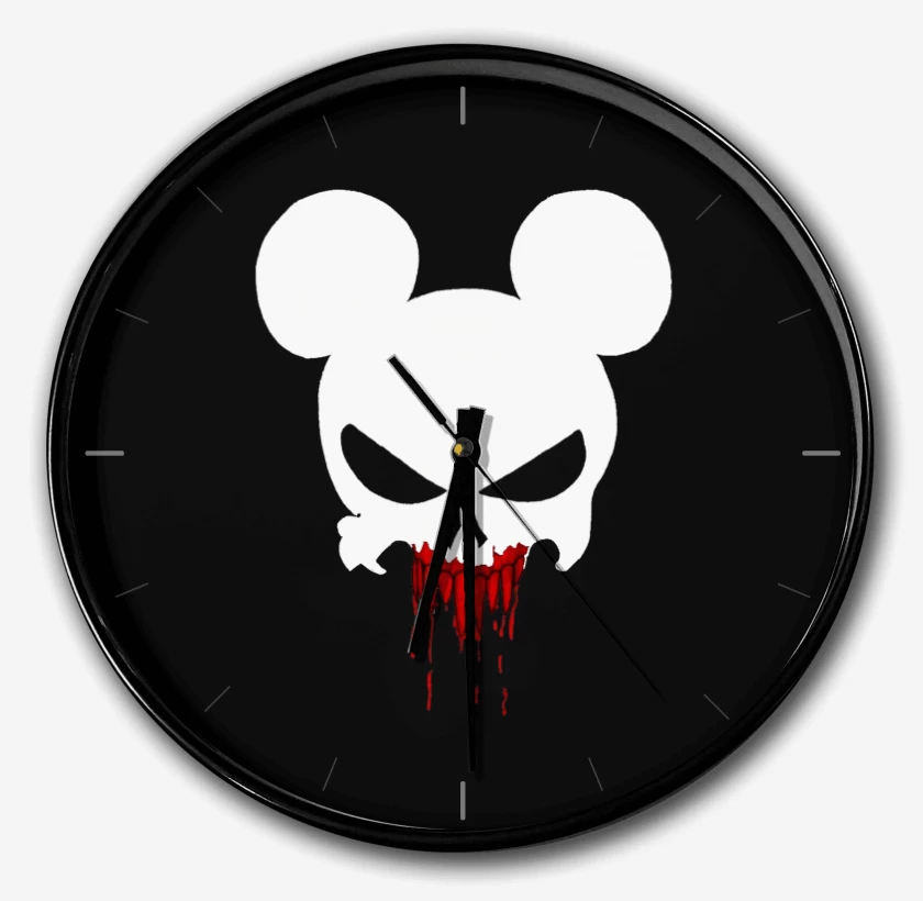 Reloj Negro de Mickey punisher