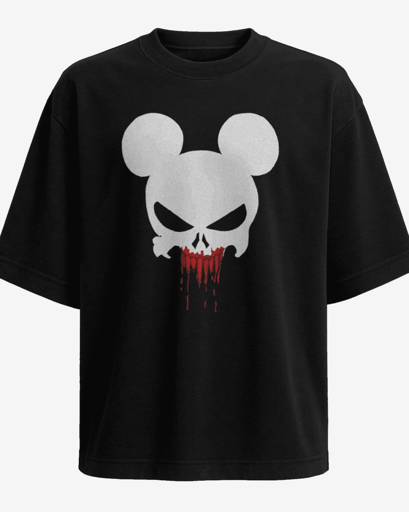 Polera Oversize Mickey punisher