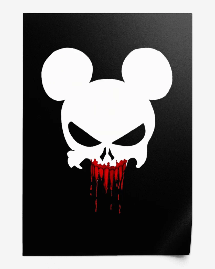 Print Mickey punisher