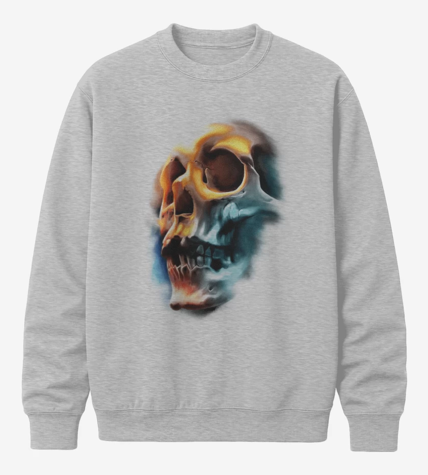 Poleron polo Gris Melange de Calaca colors