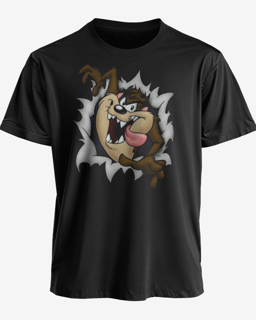 Polera premium Negro de Demonio taz