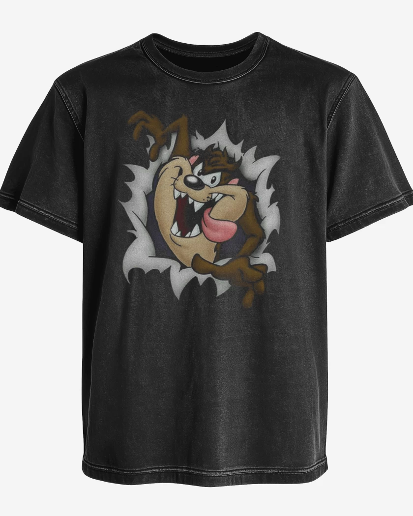 Polera desgastada Demonio taz