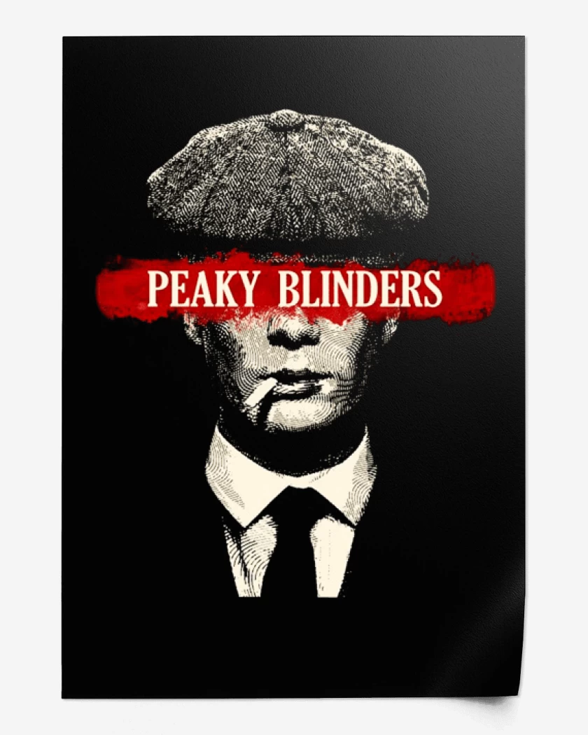 Print Negro de Peaky blinders Tommy