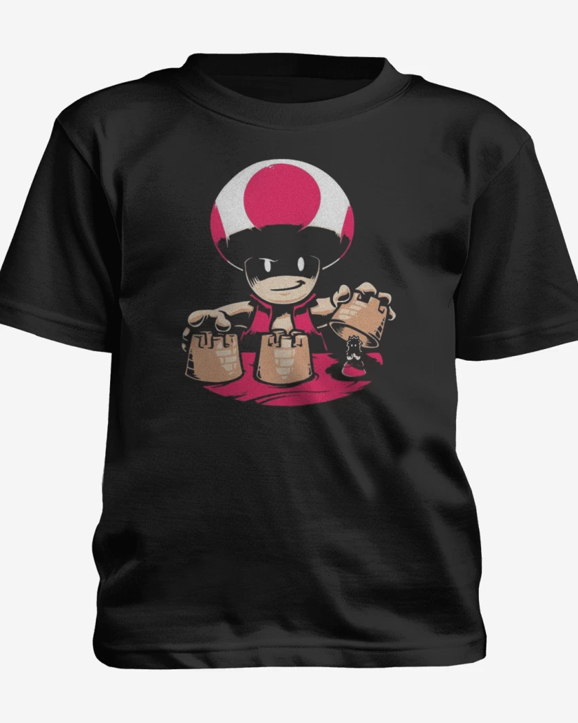Polera de niño Negro de Callampa malula
