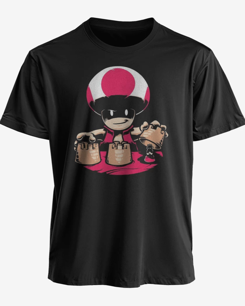 Polera premium Negro de Callampa malula