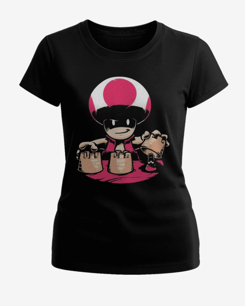 Polera de Mujer Negro de Callampa malula