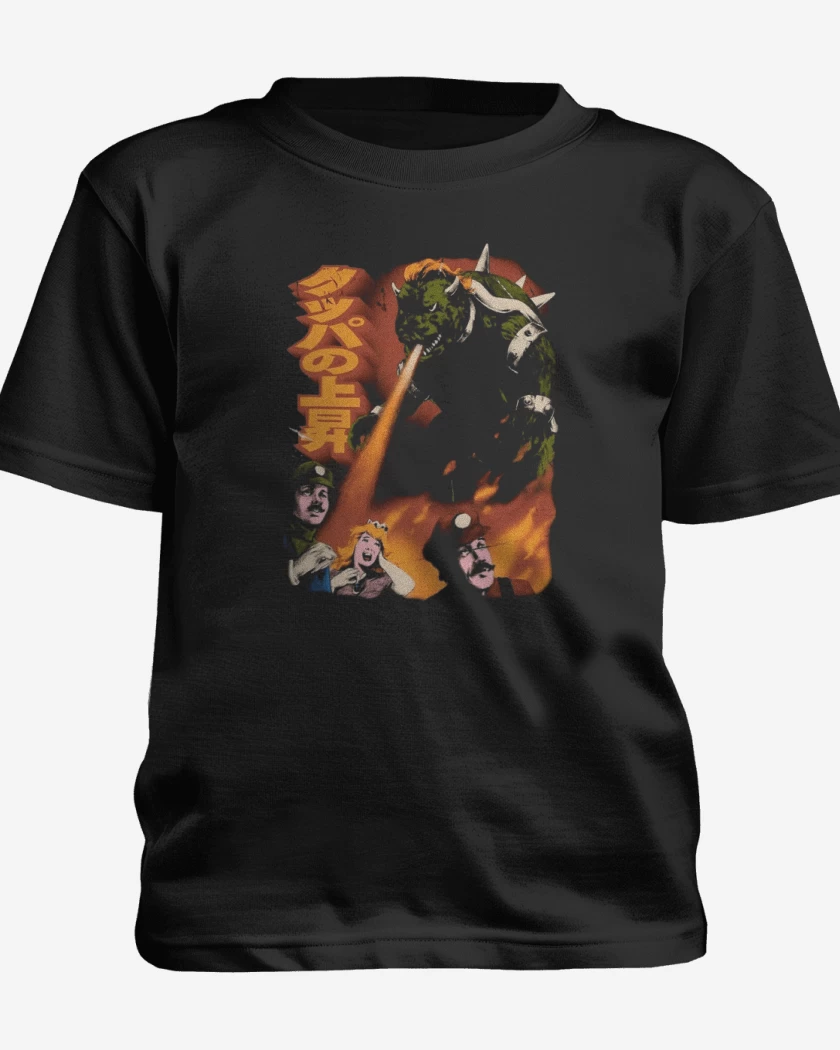Polera de niño Negro de Bigotezilla