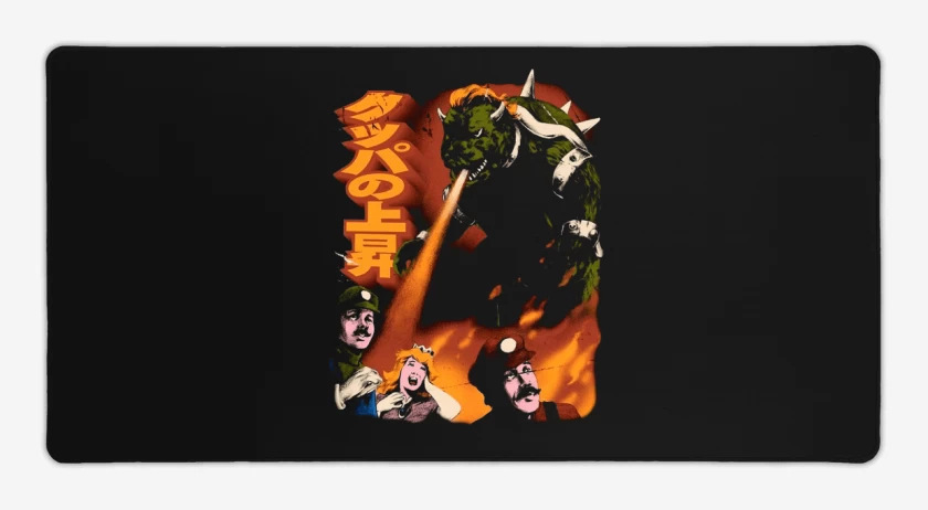 Mouse pad Gamer Negro de Bigotezilla