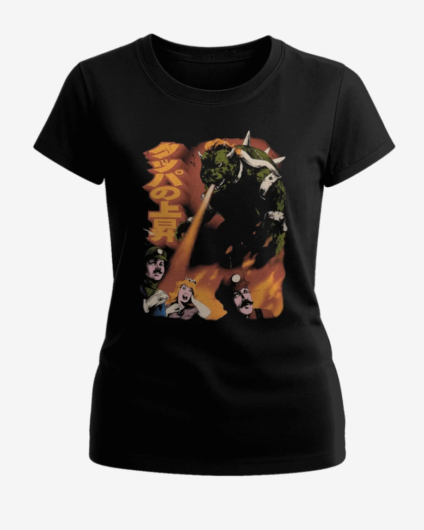 Polera de Mujer Negro de Bigotezilla