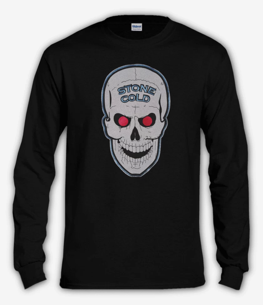 Polera manga larga Negro de Stone Cold tibostin