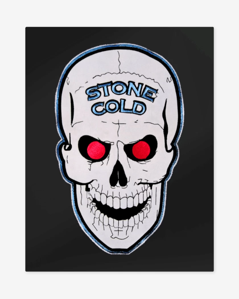 Print metalico Negro de Stone Cold tibostin