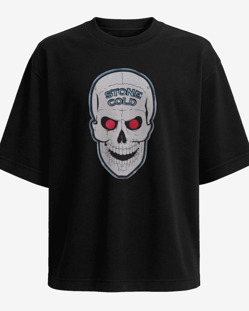 Polera Oversize Stone Cold tibostin