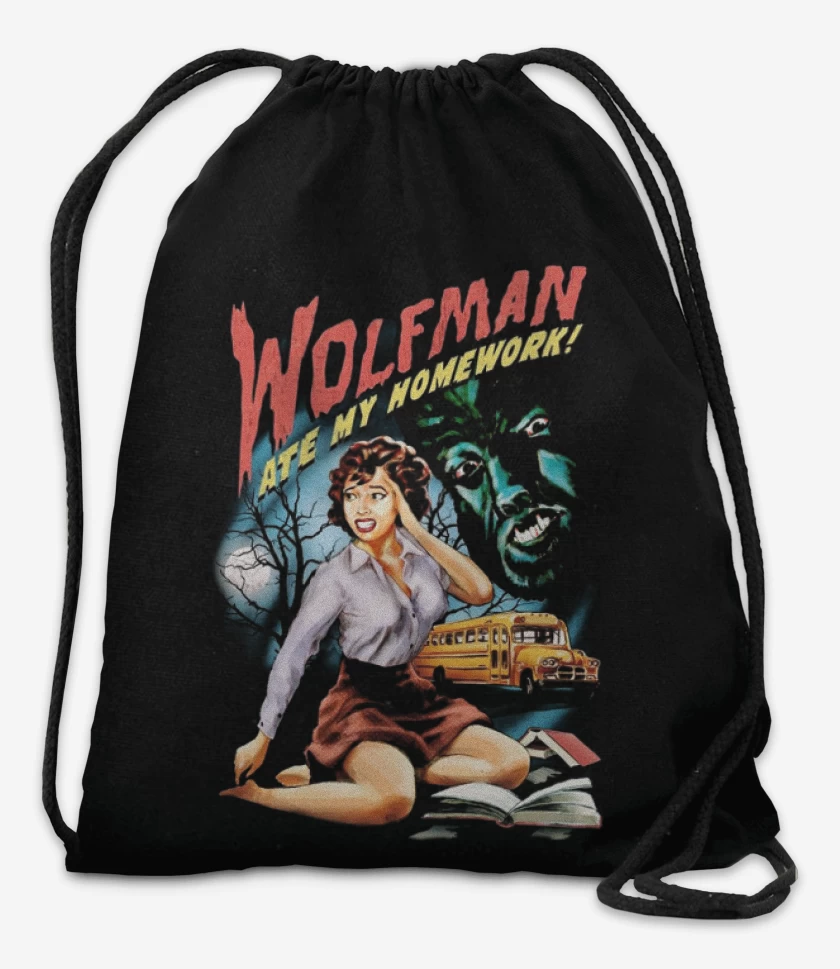 Mochila Negro de Hombrelobo