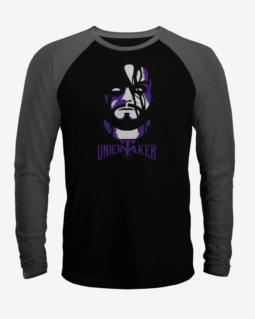 Polera Raglan Negro / Negro Heather de Undertaker