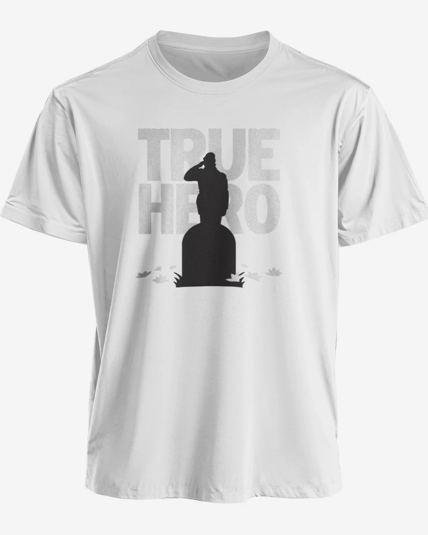Polera premium Blanco de MG - True Hero