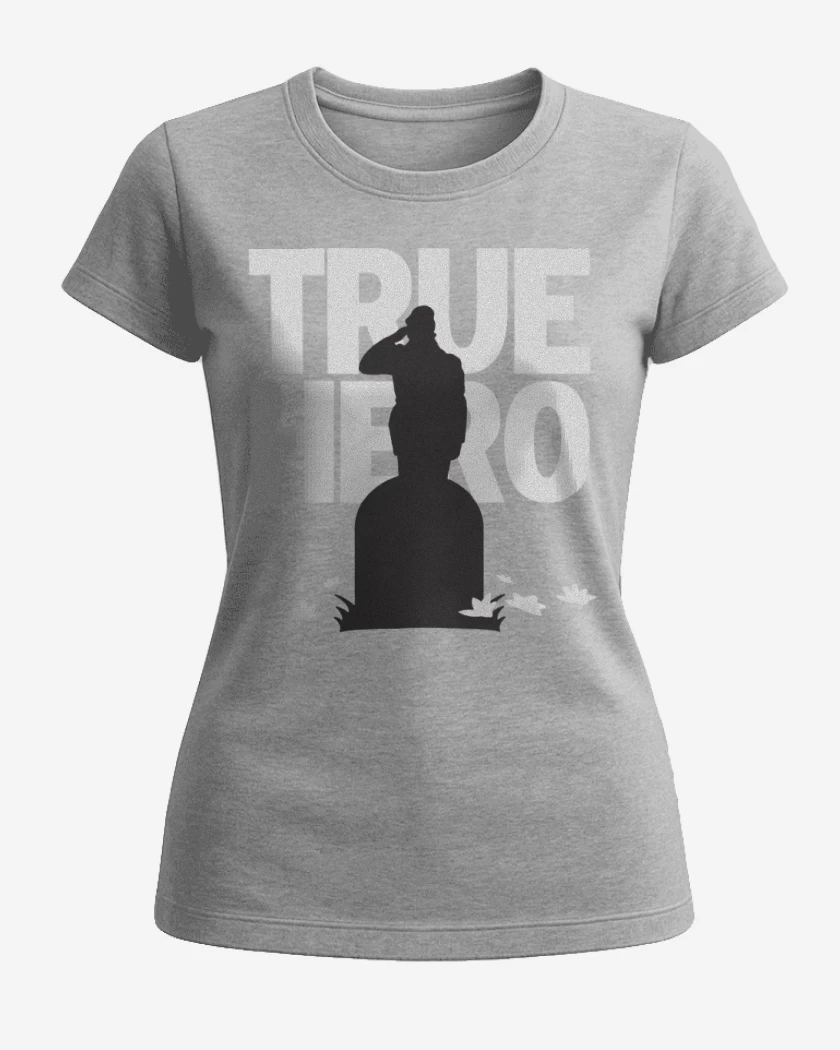 Polera de Mujer Gris Melange de MG - True Hero